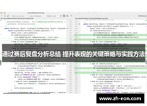 通过赛后复盘分析总结 提升表现的关键策略与实践方法